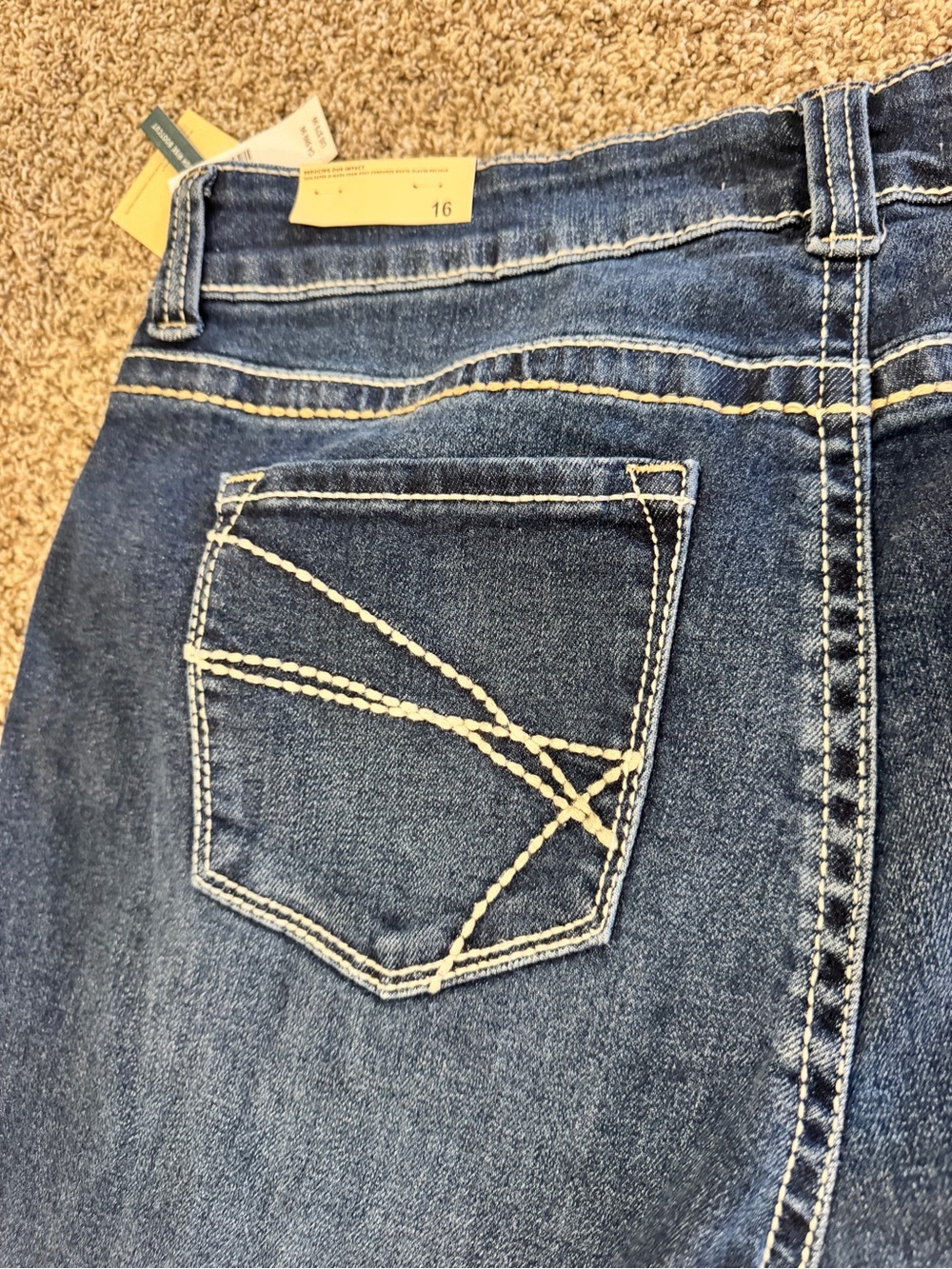 Maurices KanCan Dark Blue high Rise Bootcut - Picture 6 of 6